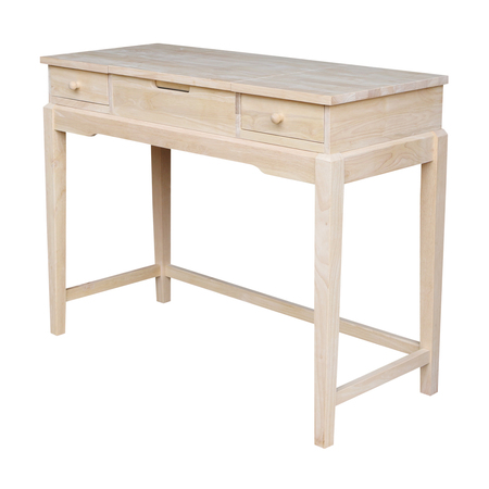 INTERNATIONAL CONCEPTS Vanity Table, Unfinished DT-2